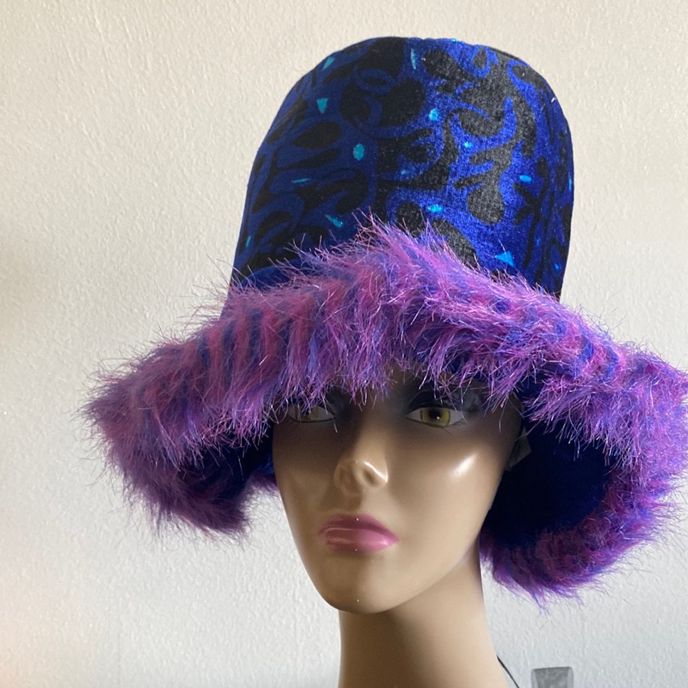 Tall fur hat Halloween masquerade mad hatter